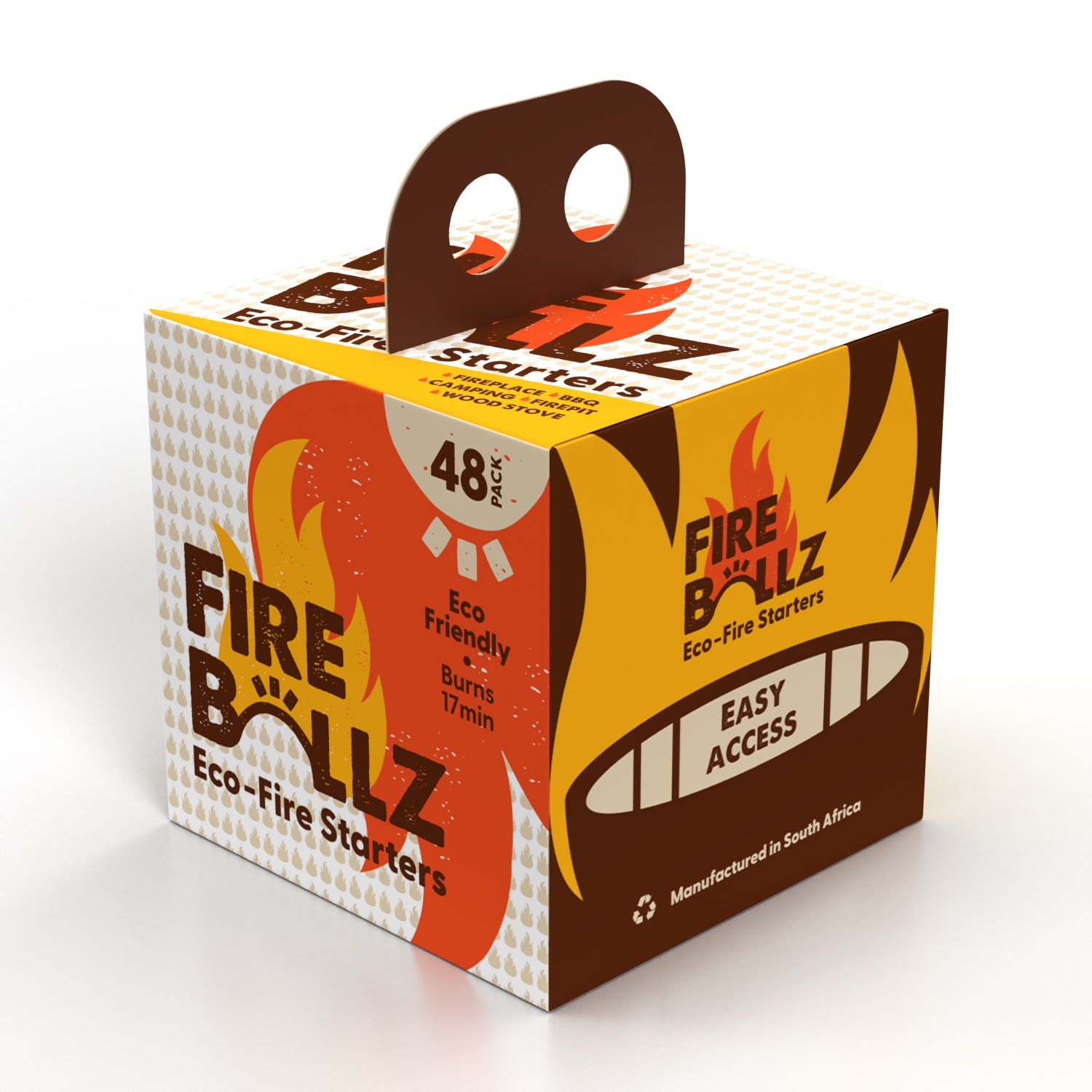 Fire Ballz Fire Starters 48 Pack