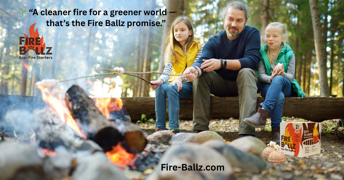 ✨ Making Memories Around the Fire 🔥👨‍👧‍👧