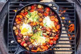 🔥 Weekend Vibes: Campfire Breakfast Skillet &amp; Morning Memories 🔥