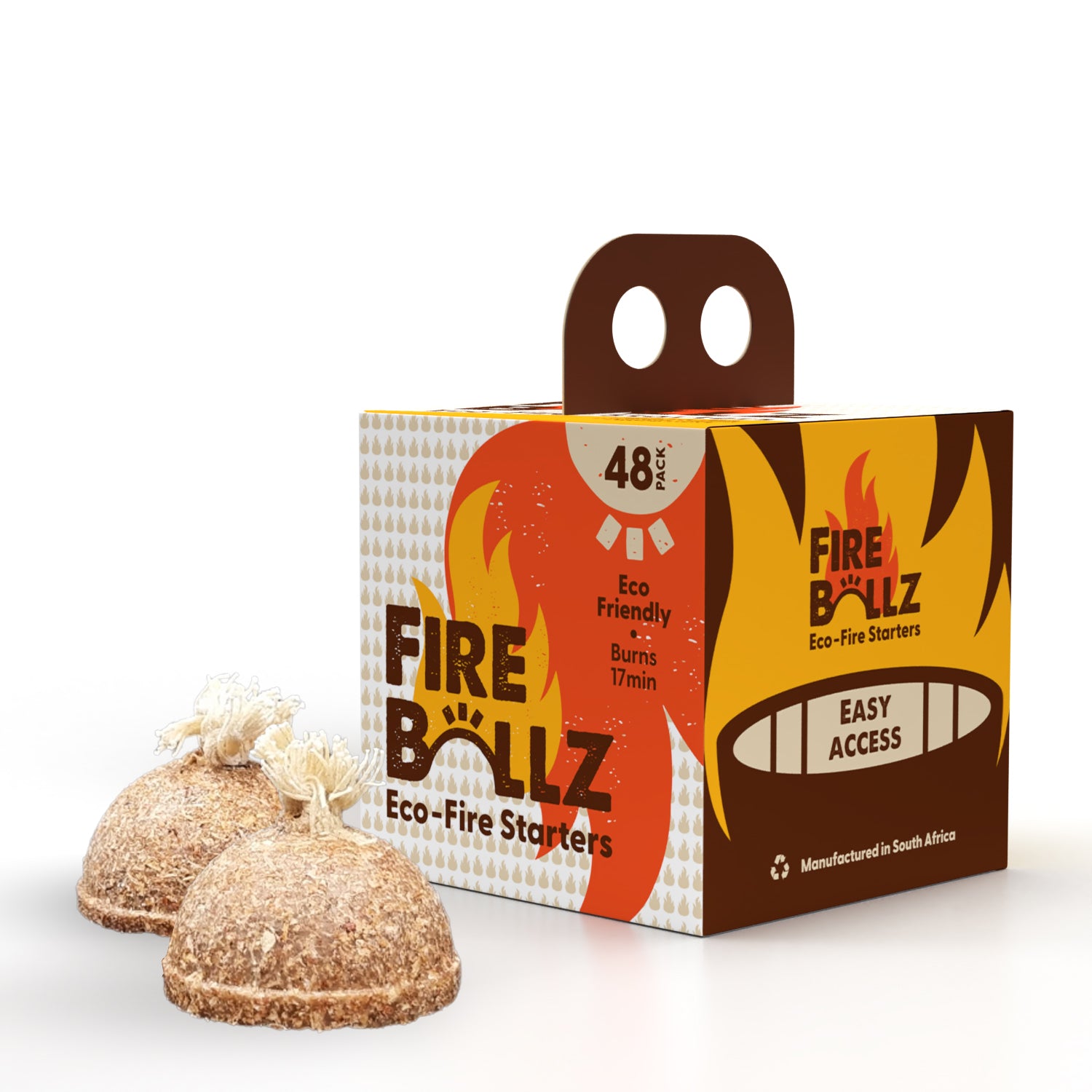 Fire Ball Raz Fire Ballz Fire Starters 48 Pack